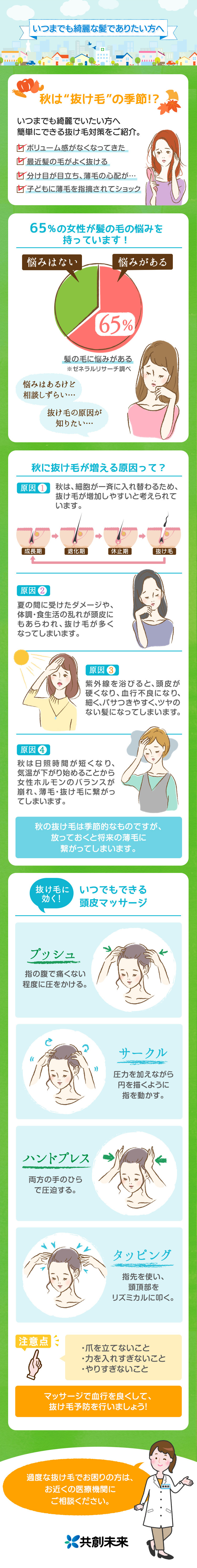 いつまでも綺麗な髪でありたい方へ