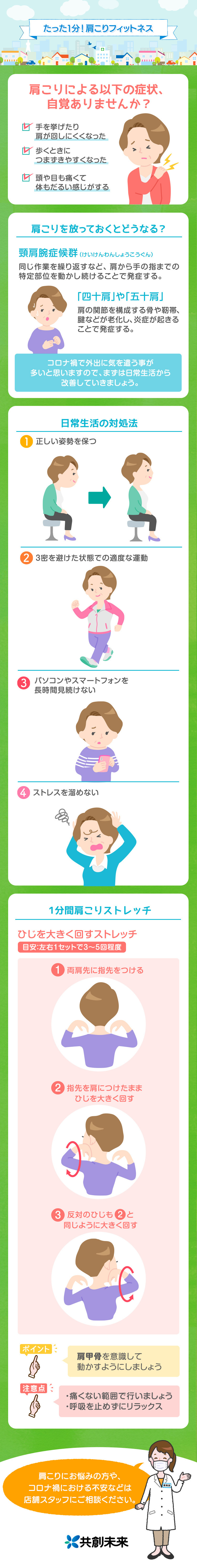 たった1分！肩こりフィットネス