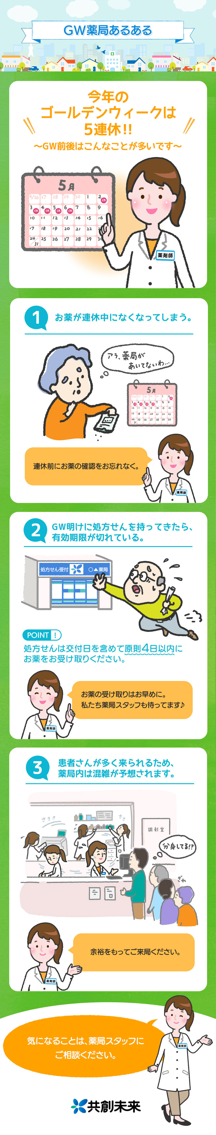 GW薬局あるある(2020)