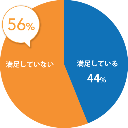 今の自分のお肌トラブル対策は、満足していますか？